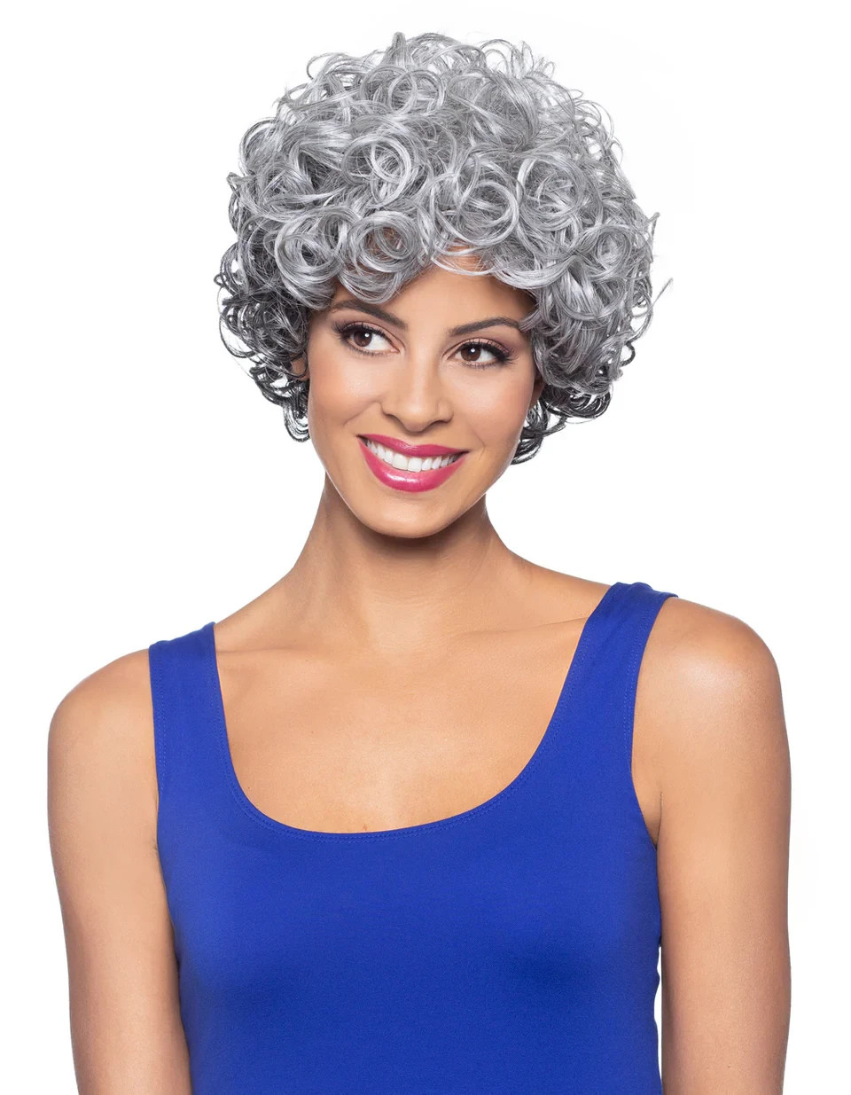 Foxy Silver MERCY Wig, Stylish and Natural-Looking Synthetic Wig