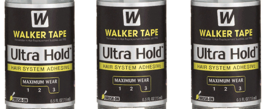Walker Tape Ultra Hold Glue 0.5Oz Brush-On Men Lace Wig Adhesive Toupee, Choose