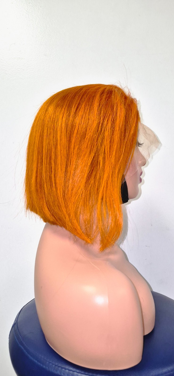 13*4 Straight Orange 10 in Wig