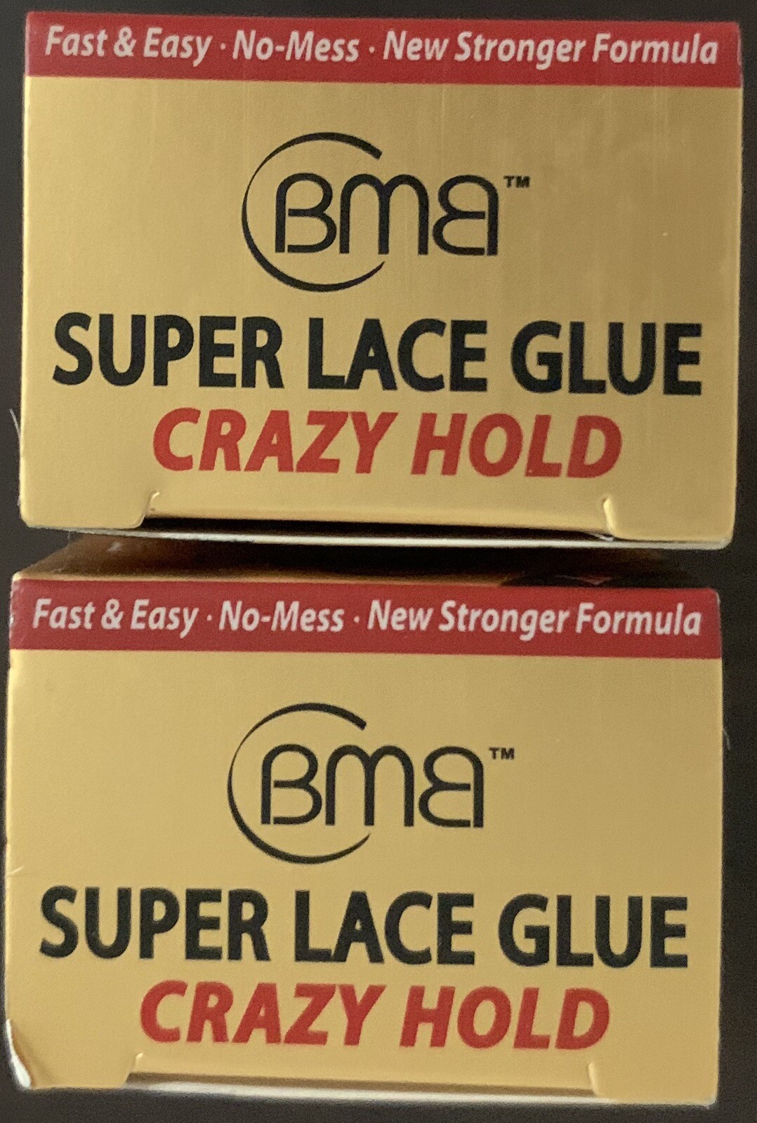 2 BMB No Mess! Crazy Hold Super Lace Glue Tube For Lace Wigs 0.4 fl oz / 12ml