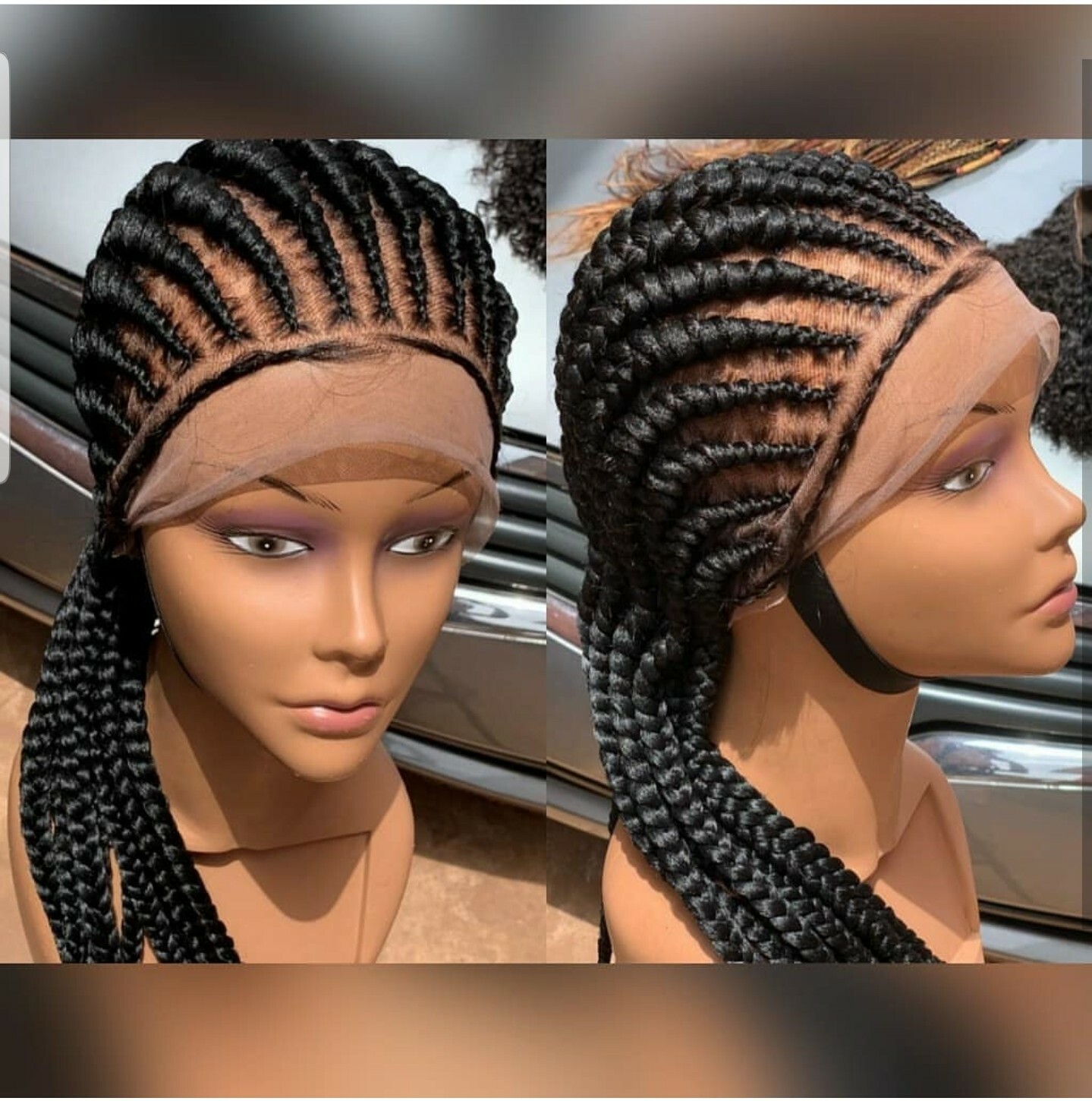 Braided wig: full lace Handmade Cornrows braids,PRE-ORDER ONLY.2-3WEEKS. Loc USA