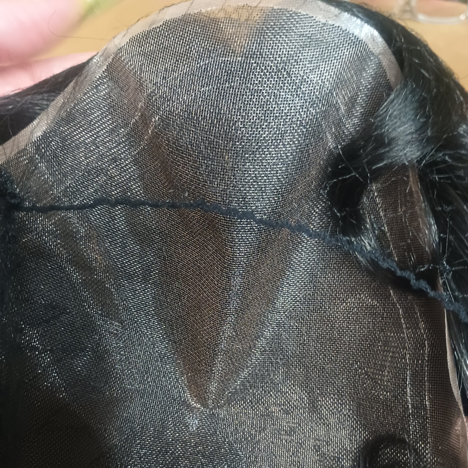 Mens Toupee Hairpiece for men Full French lace 8×10 Color 1B 100% Human hair