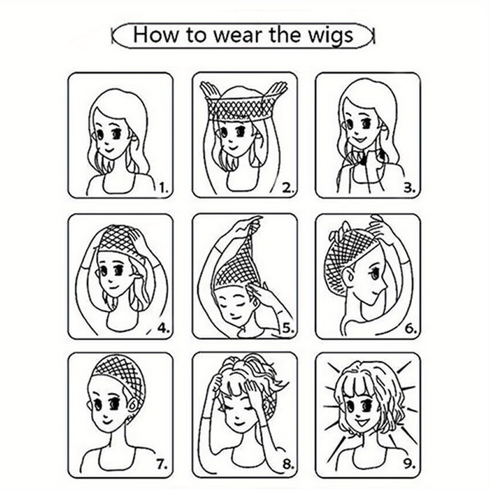6 Inch Short Synthetic Wigs For Women Synthetic Wigs Curly Hair Synthetic Wigs