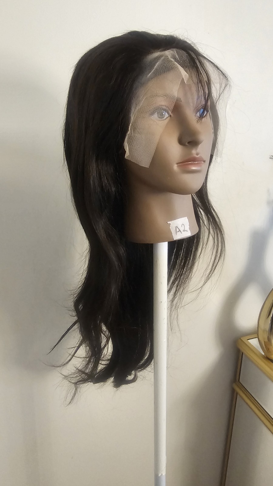 High Quality regular Top 24 to 26″ straight 100% Virgin Human Hair Lace Wig