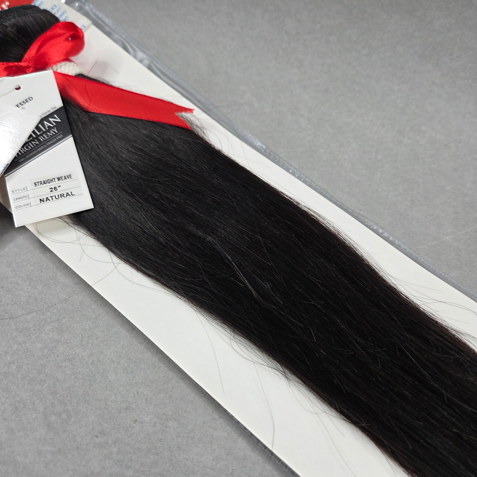 Queen Hair Brazilian Virgin Remy Straight Weave 26″ Natural Unprocessed Human