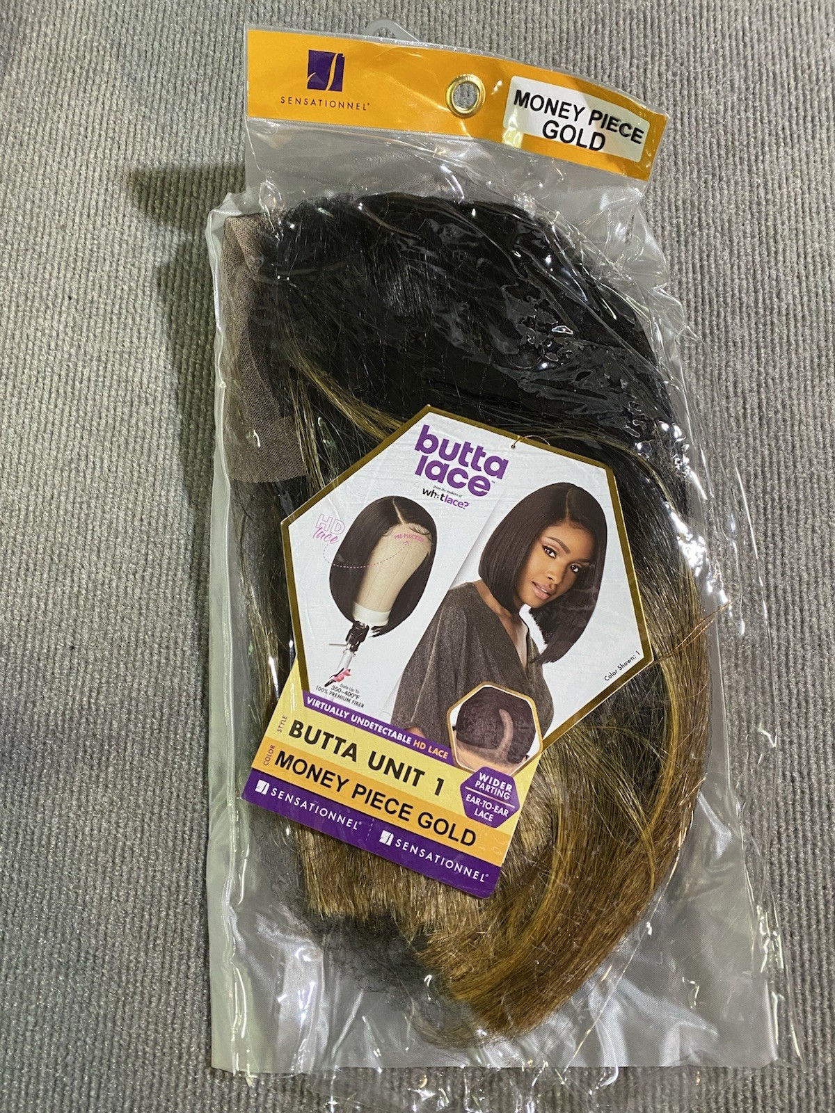 Sensationnel Butta Lace Unit 1 What Lace Wig MONEY PIECE GOLD NIP