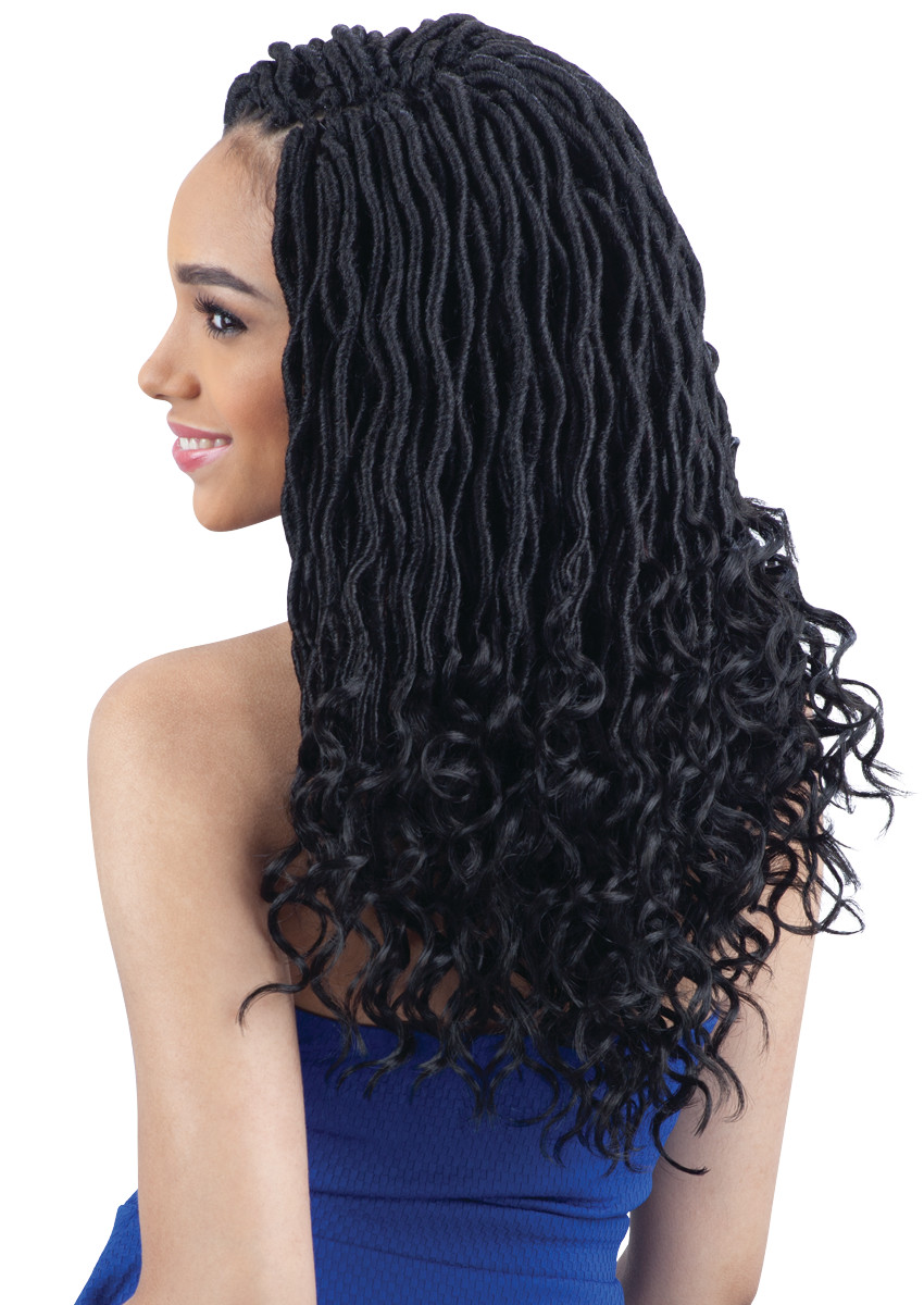 FREETRESS SYNTHETIC CROCHET PRE-LOOPED BRAID – GODDESS LOC 14″