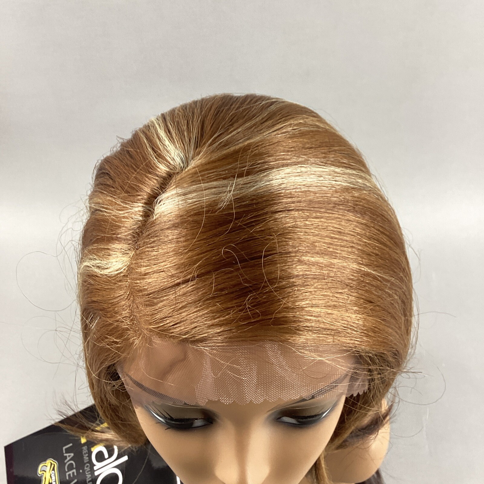 LW-Juliet Straight #D4326 Brown Blonde Remi Quality Lace Wig Curl Safe