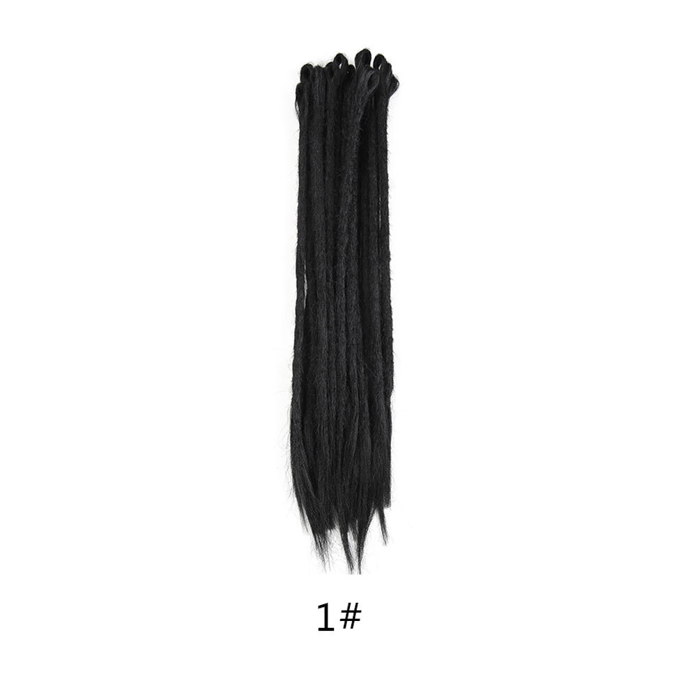 20in Ombre Dreadlocks Extensions Crochet Braiding Hair Dreads Locs Synthetic New