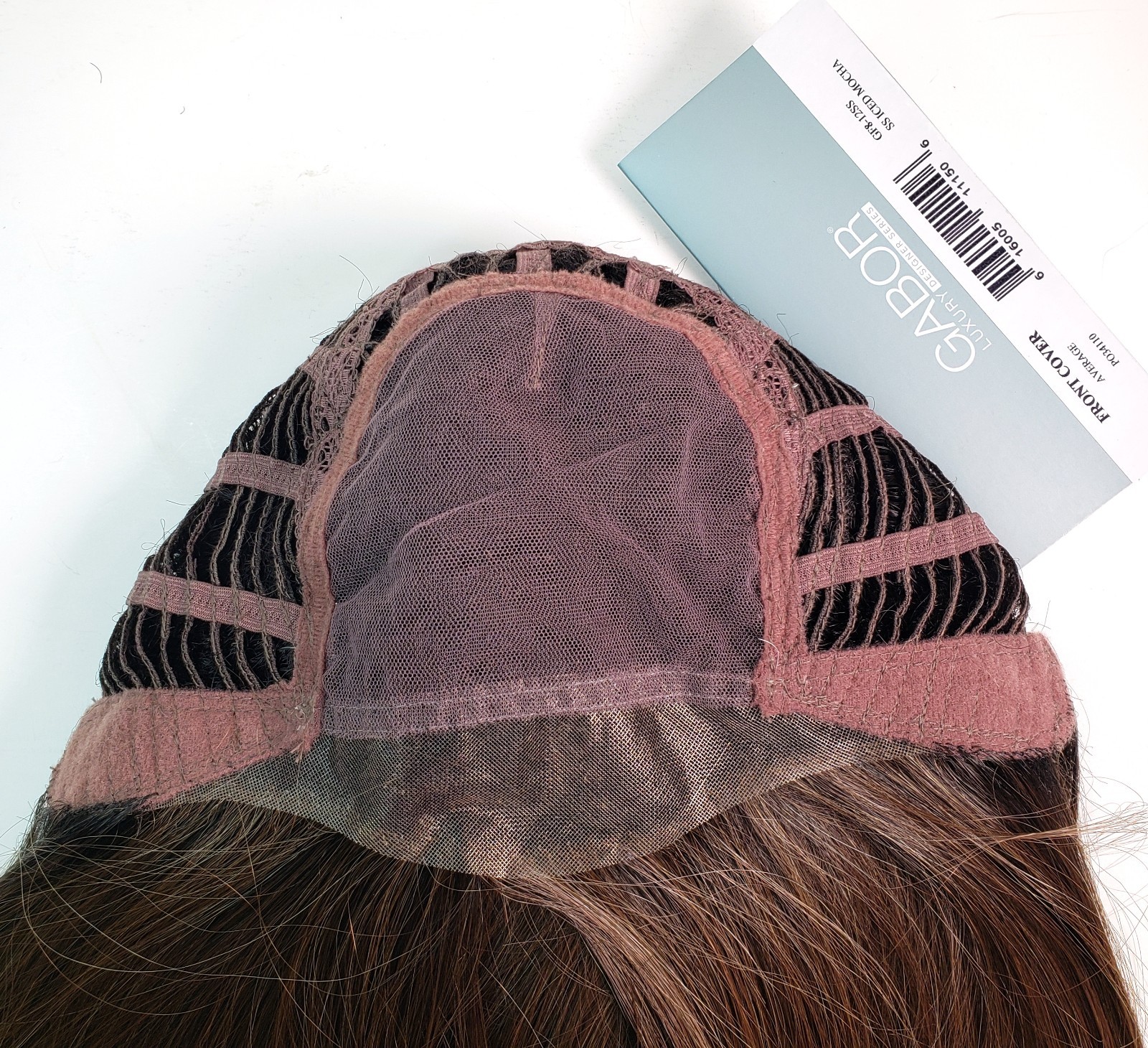 Gabor FRONT COVER Wig SS Iced Mocha NEW w/tags LACEFRONT MONOFILAMENT TOP