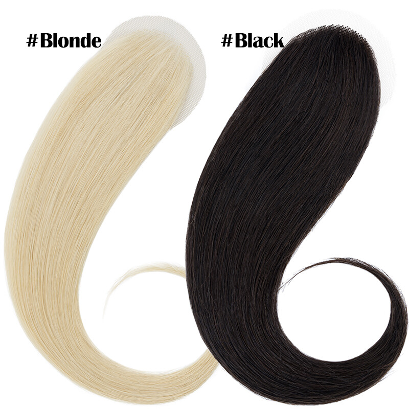 Human Hair Patch Full Lace Cover-up Topper Hairpiece for Women’s Alopecia Areata