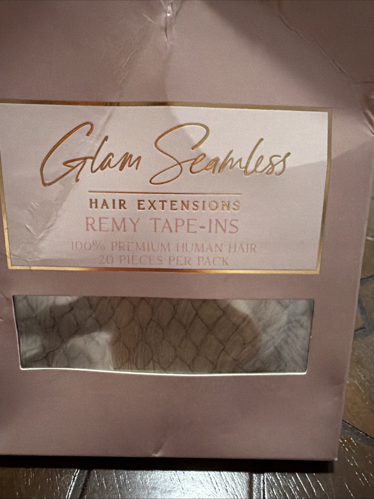 Glam Seamless Hair Extensions Remy Tape Ins 22in Color#60 Platnum Ash Blonde