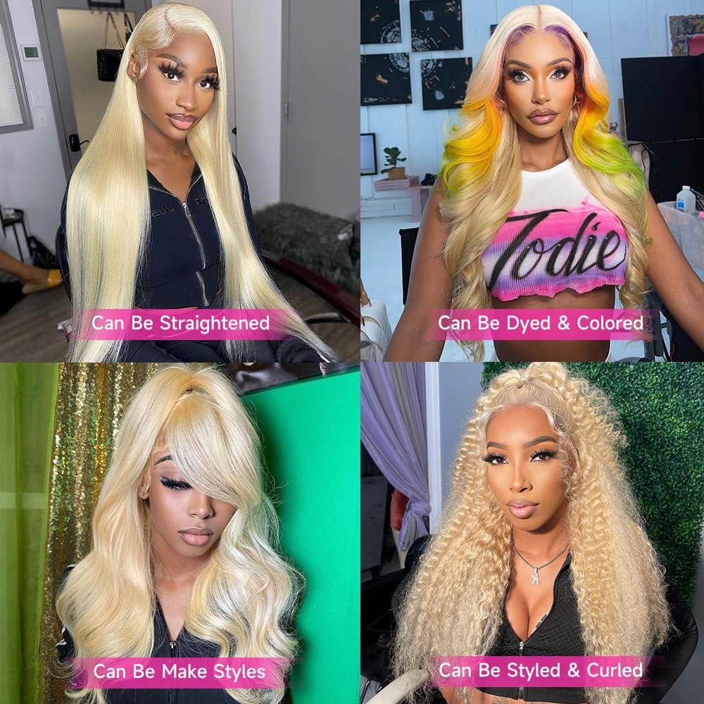 613 Closure Wig Human Hair Body Wave 4X4 Lace Front Wig With Baby Hair