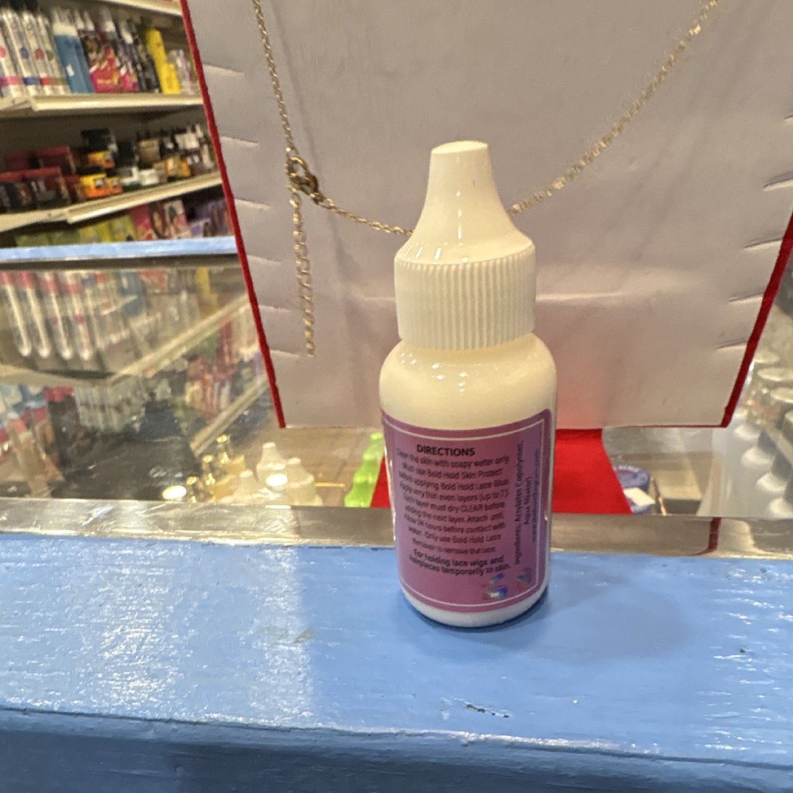 Bold Hold Liquid Gold Lace Wig Adhesive Glue 1.3 oz Hair Adhesive