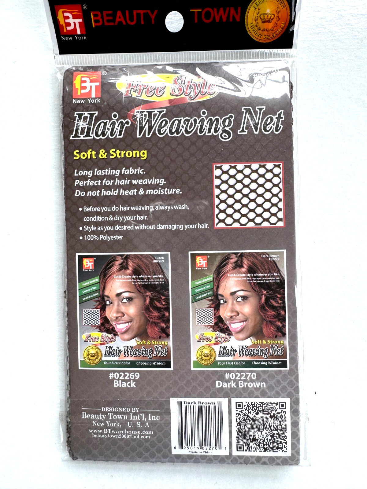 5 PK- Weaving Hair Net for Sew-In Weave Braiding Hair Extensions Wig Making Mesh