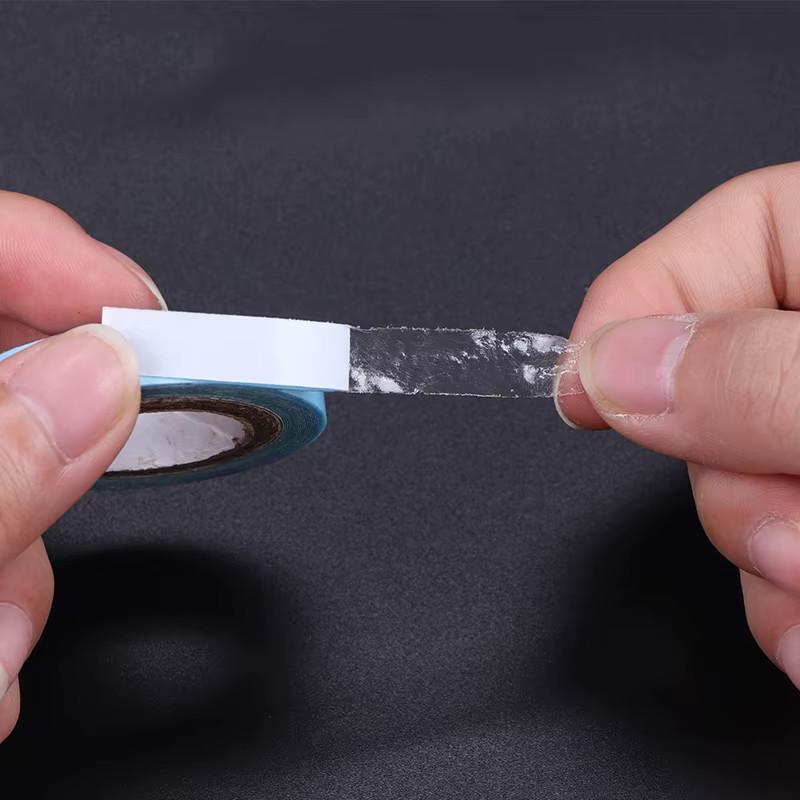 Strong 3Yards Walk Tape for Lace Wigs Blue Double Side Wig Glue for Hair Extensi