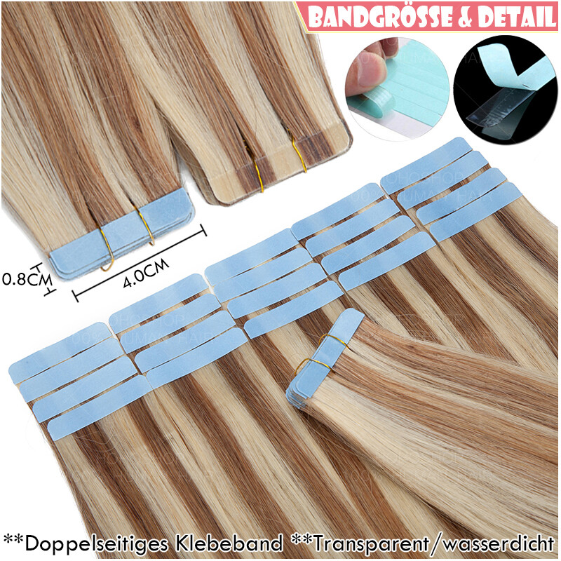 10-100pcs Double Sided Adhesive Tape For Tape in On Human Hair Extensions Weft