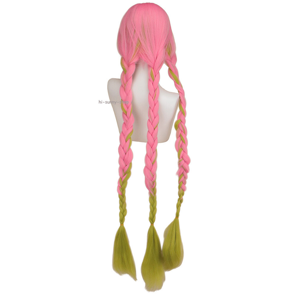 Ghost Killing Blade Nine Pillars Love Pillars Ganlu Temple Statue Cosplay wig
