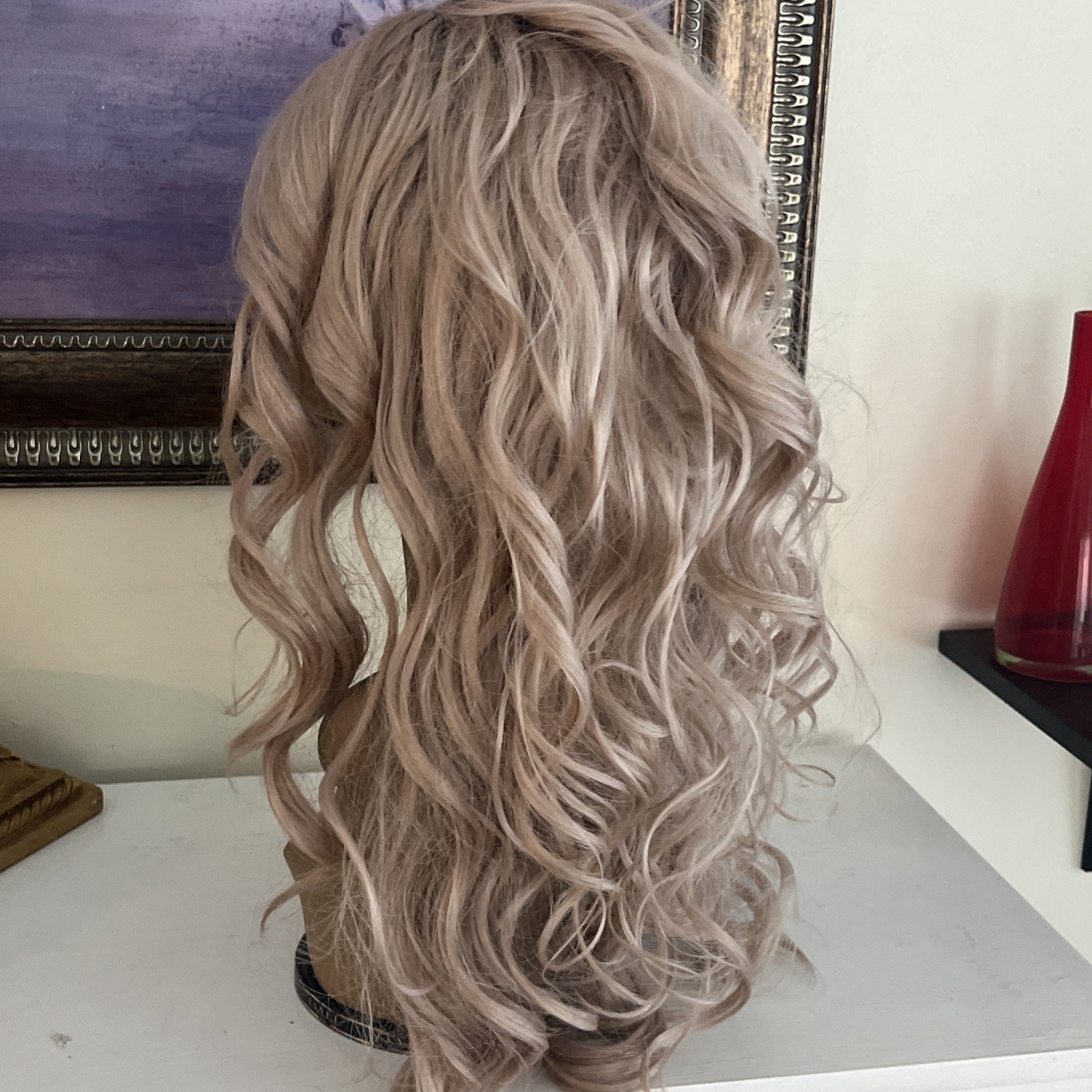 Sensationnel Lace Front Wig Pearl Blonde Long Hair New Dashly Unit 56
