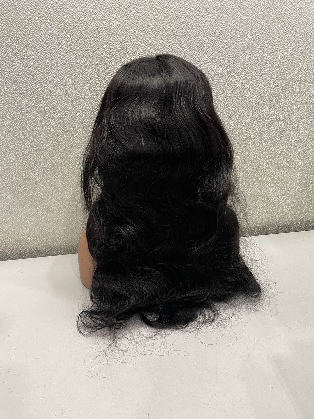 Durya Natural Black 250% Density Human Hair Lace Front Wig 26″