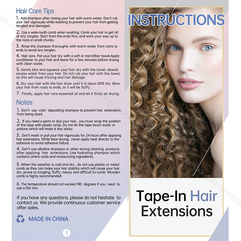 Thick 10/20PCS Tape In Remy Human Hair Extensions Skin Weft FULL HEAD X‘mas Gift