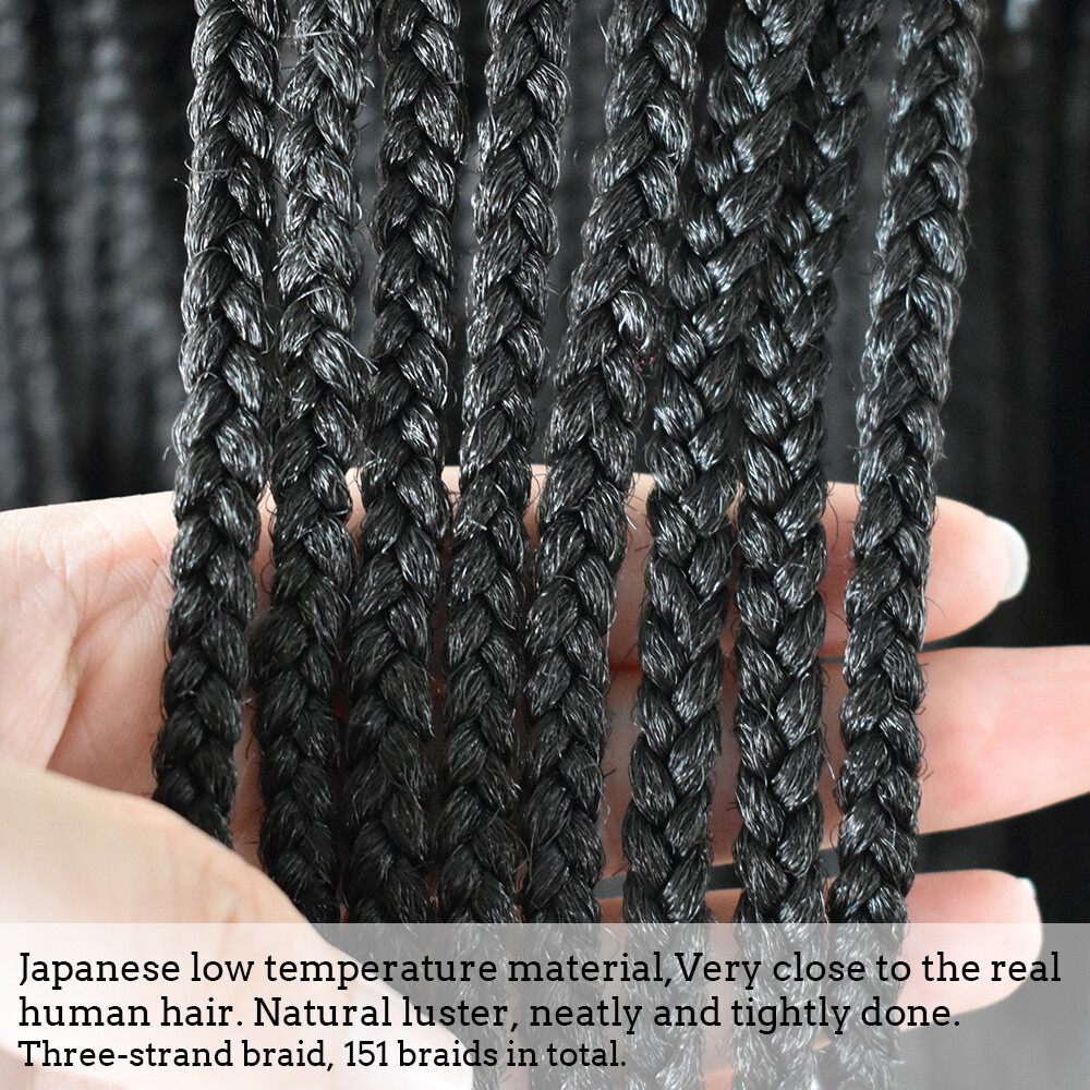 Hand Braided Swiss Lace Front Updo Bun Cornrow Braids Women Wigs Baby Hair 35″