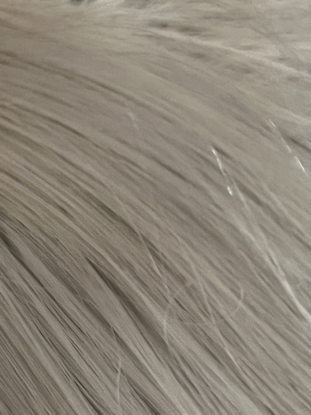 Grey hair Bangs Clip in on Fringe Hair Extensions As Front Hairpiece plus pins