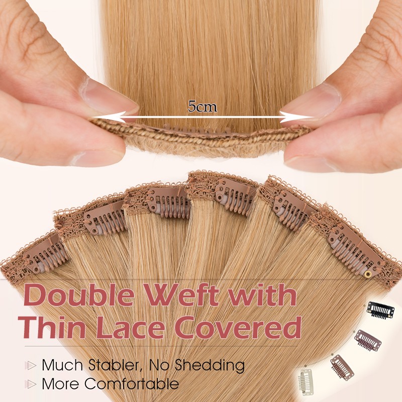 Real Remy Human Hair Extensions 6pcs Single Mini Clip in 10 inch 12 inch 14 inch