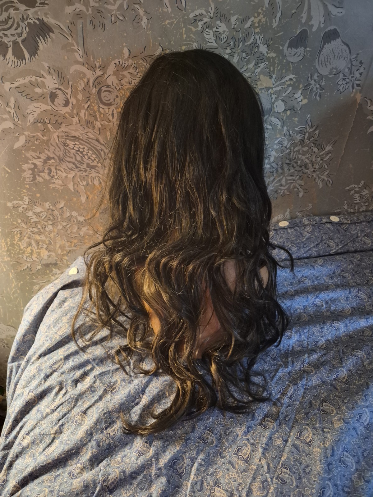 Rene of Paris Rylee 2384 Lace Front Long Wavy Layered Synthetic Wig Mocha Brown