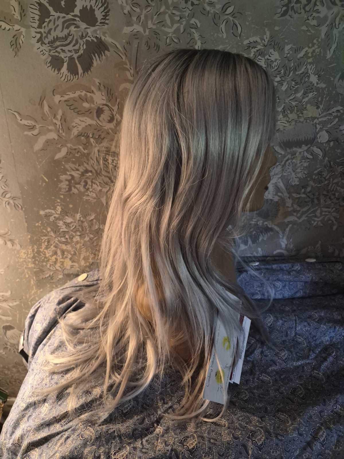 Rene of Paris Wren Synthetic Wig Wavy Layered Classic Cap Moonstone 2401