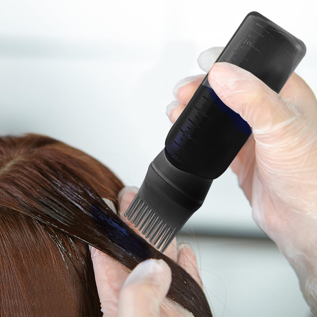 4PCS Hair Oiler Comb Bottle, Root Applicator for Scalp Oil and Hair Oiling, 6Oz