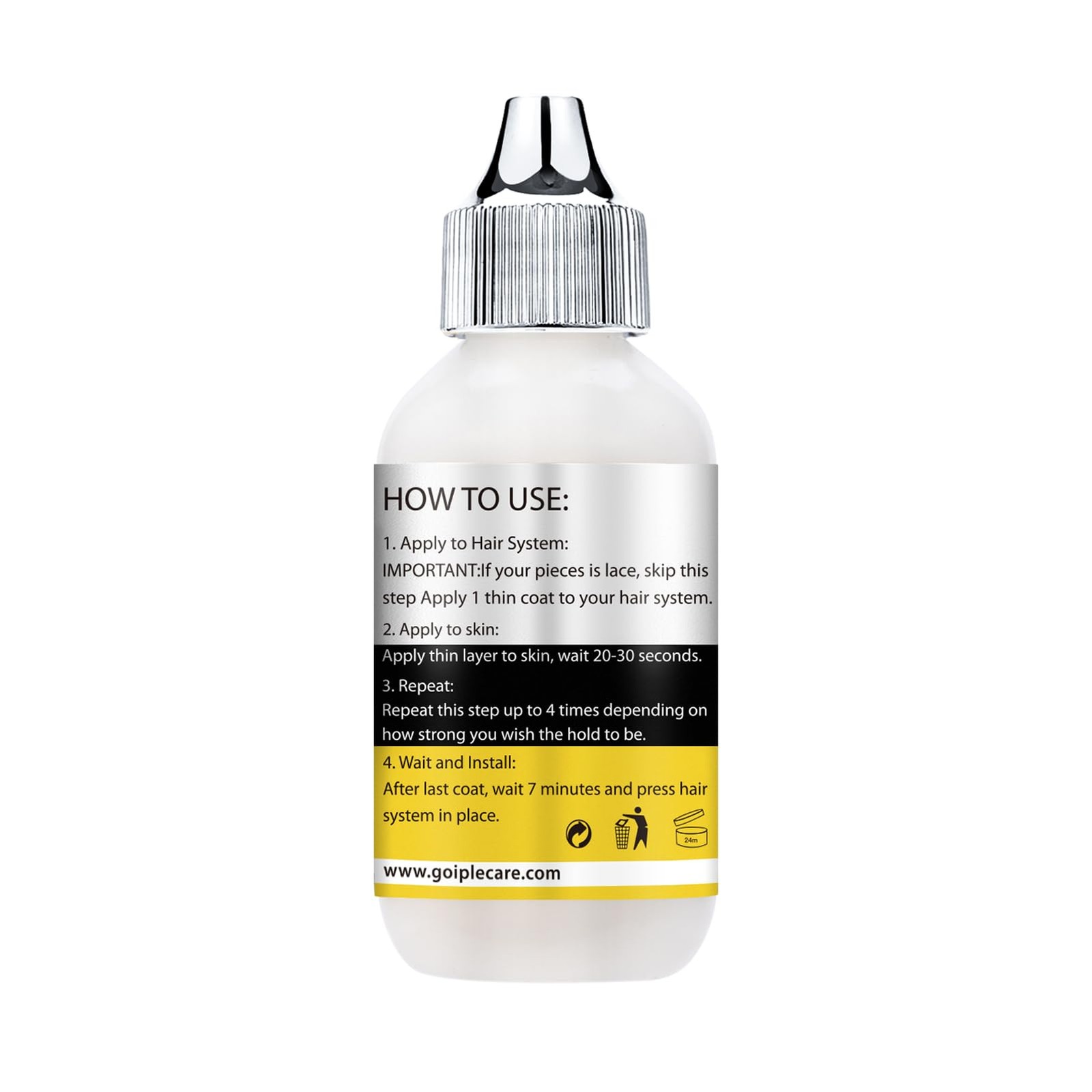Strong Hold Waterproof Lace Wig Glue – Transparent Adhesive for Hair Replacement