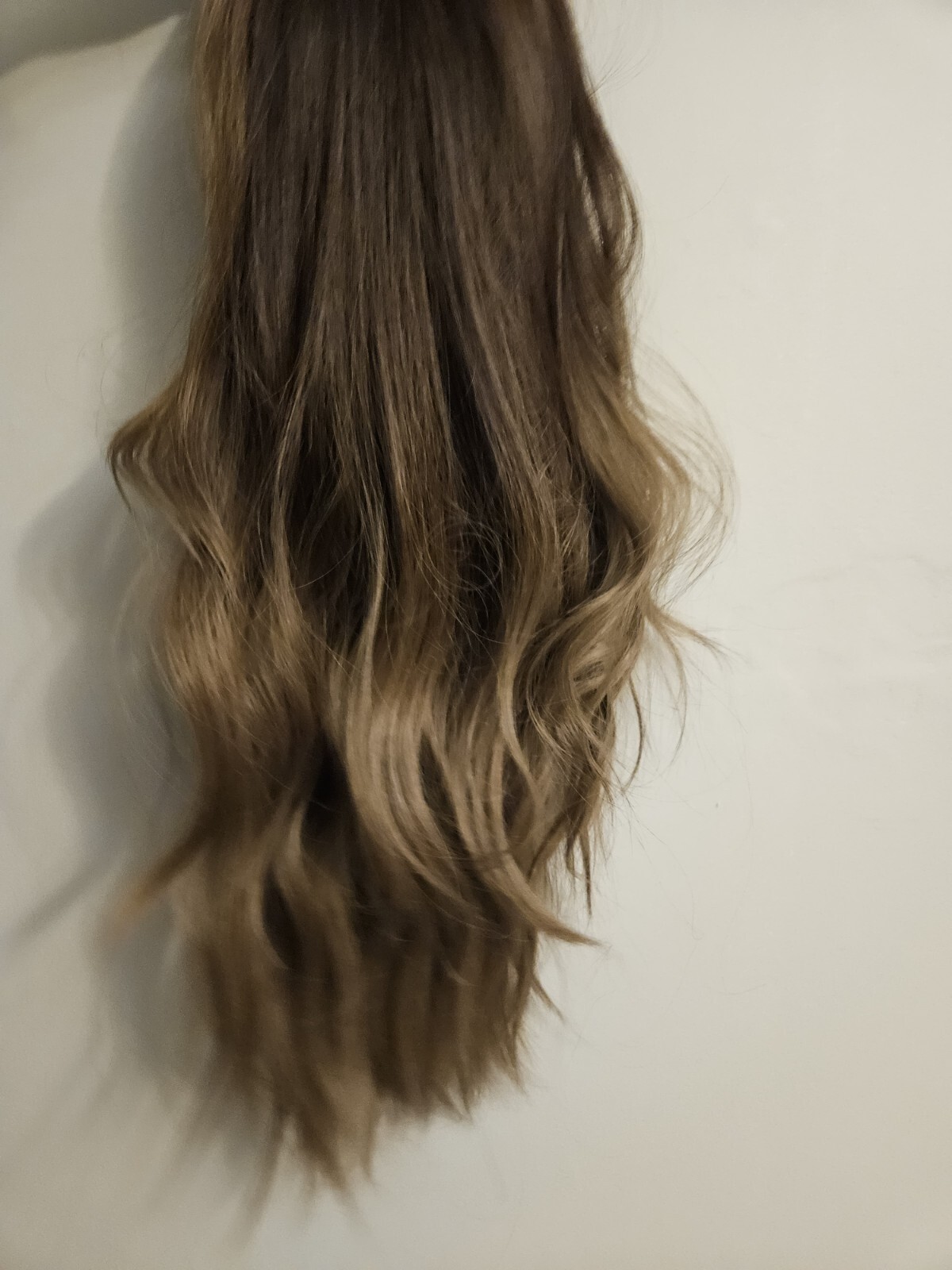 SUPER NATURAL LOOK WAVY MIXED BROWN WOMEN’S WIG Lace Front