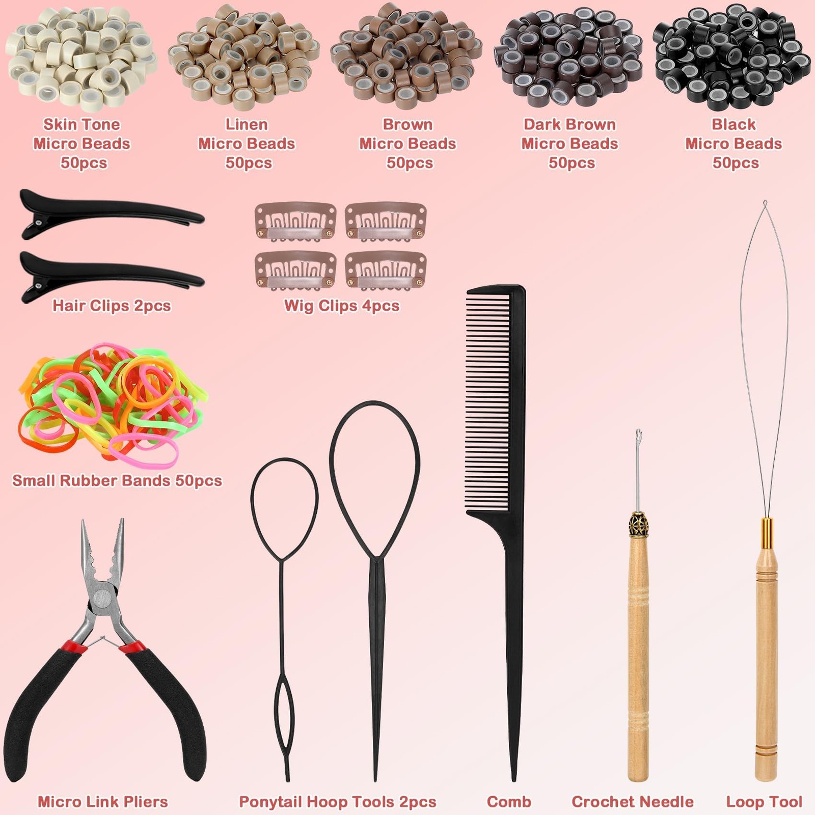 8400 STRANDS Hair Tinsel Kit for Girls, 24 Colors 48 Inches Fairy Hair Tinsel…