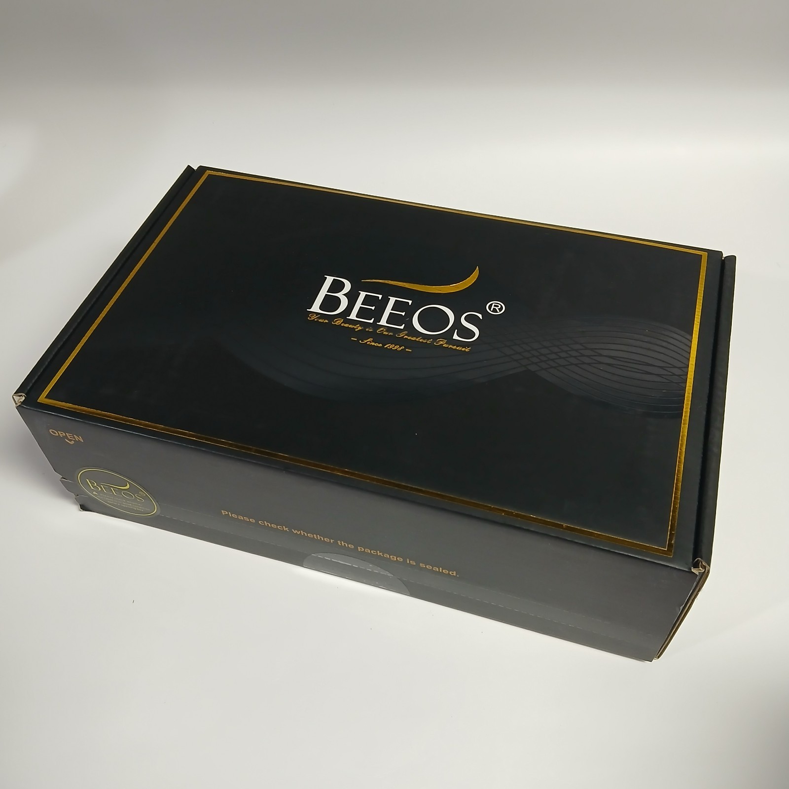 BEEOS Mens Hair Toupee French Lace with Thin Skin 8x10in 130% #1B Natural Black