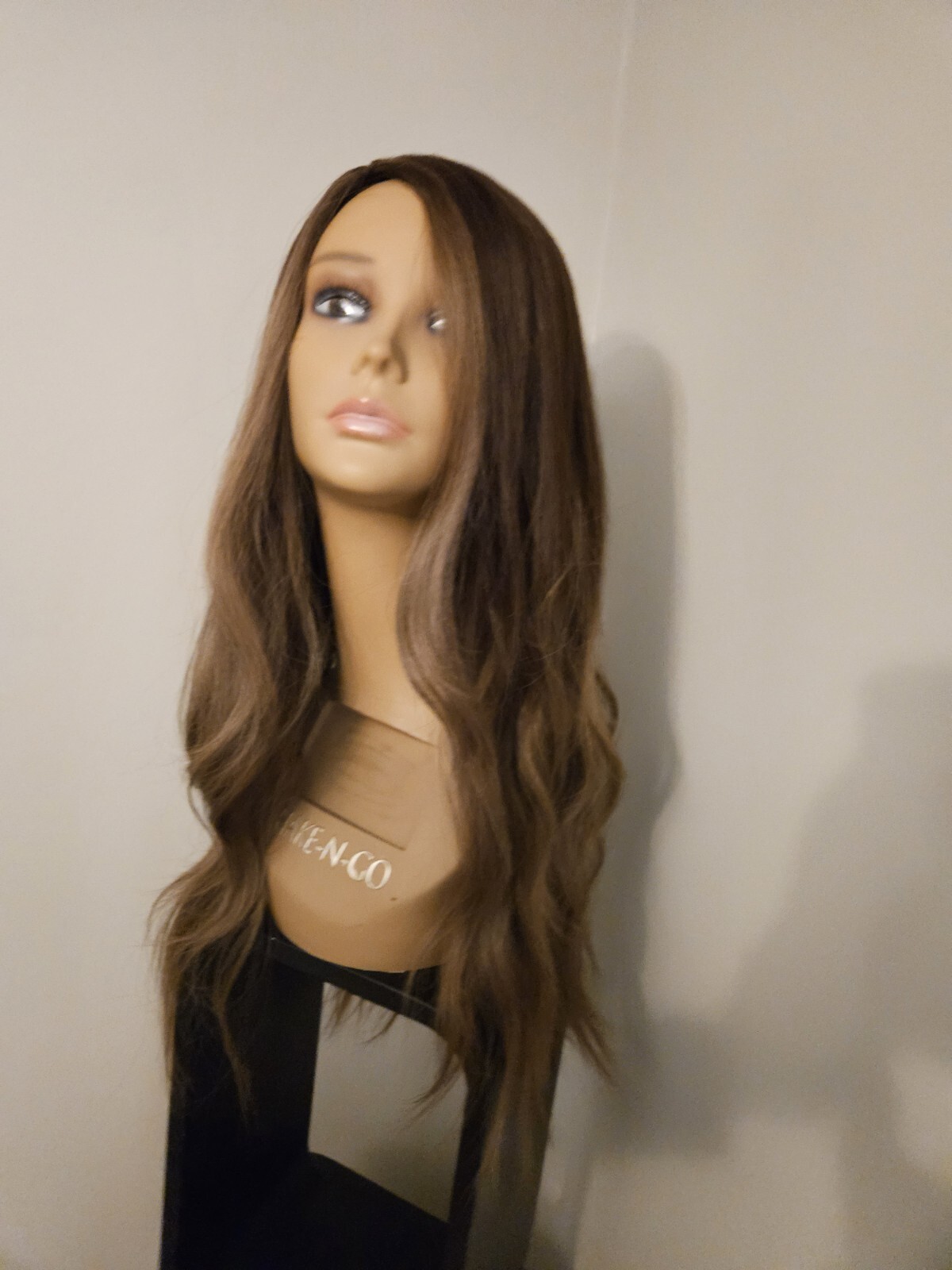 SUPER NATURAL LOOK WAVY MIXED BROWN WOMEN’S WIG Lace Front