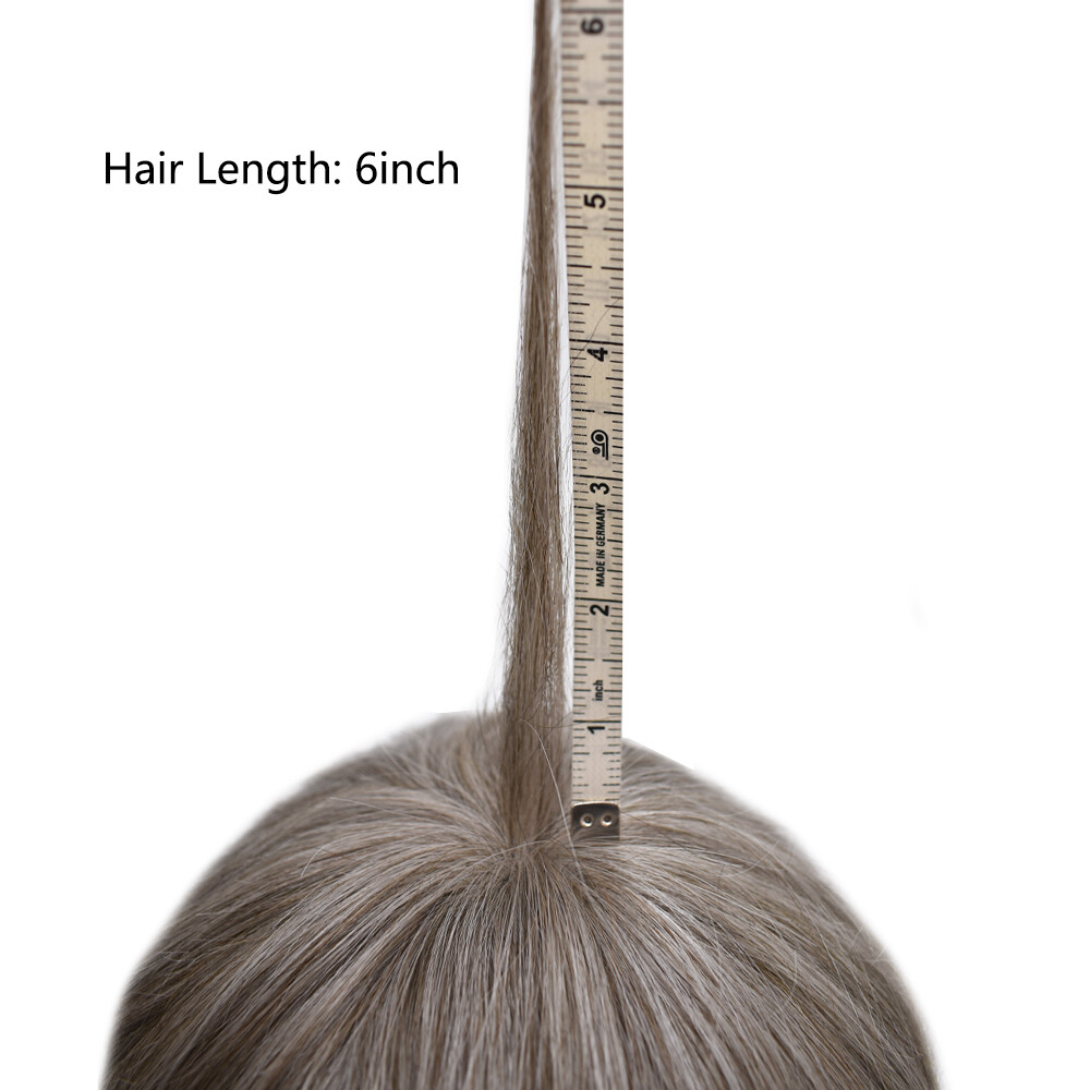 Thin Skin 0.1mm Invisible Full Poly Mens Toupee Hairpiece Human Hair Wig