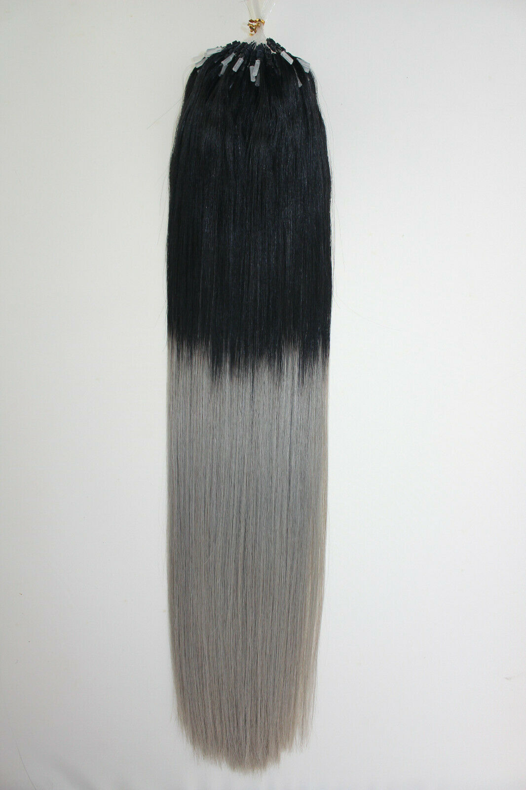 Micro Link Loop Tip Human Hair Extensions Micro Beads Double Drawn Thick 1g/s 9A