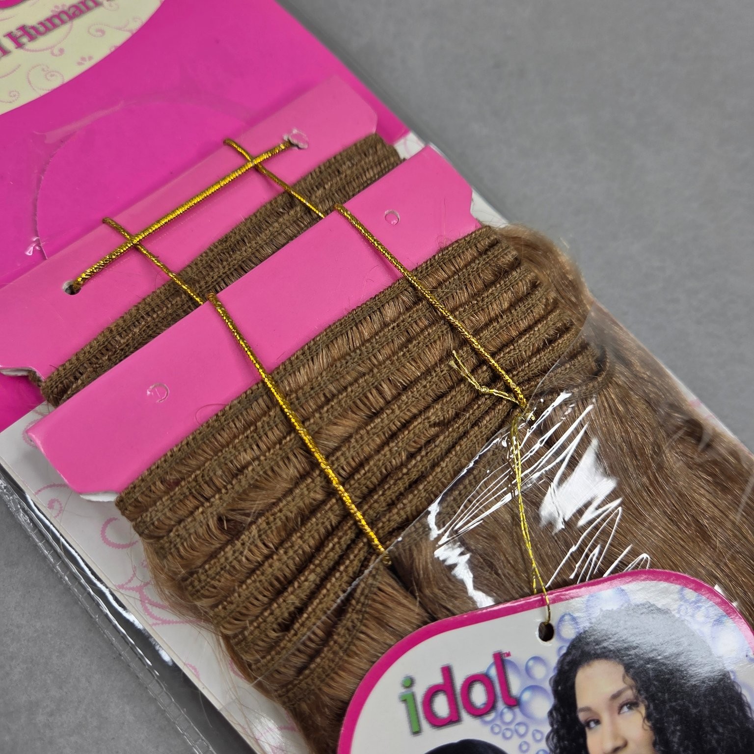 Idol INDIAN REMI Wet & Wavy Human Hair Extensions 10S F27/30 Jerry Curl