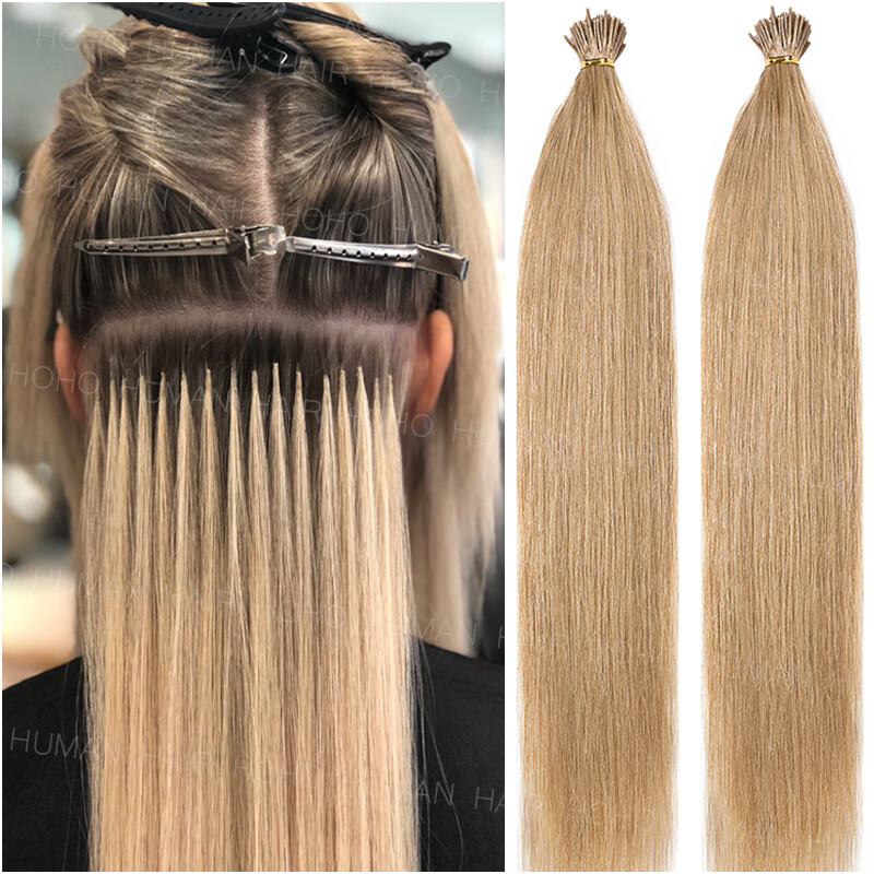 I Tip Stick Pre-bonded Keratin 100% Remy Human Hair Extensions 200 Strands THICK