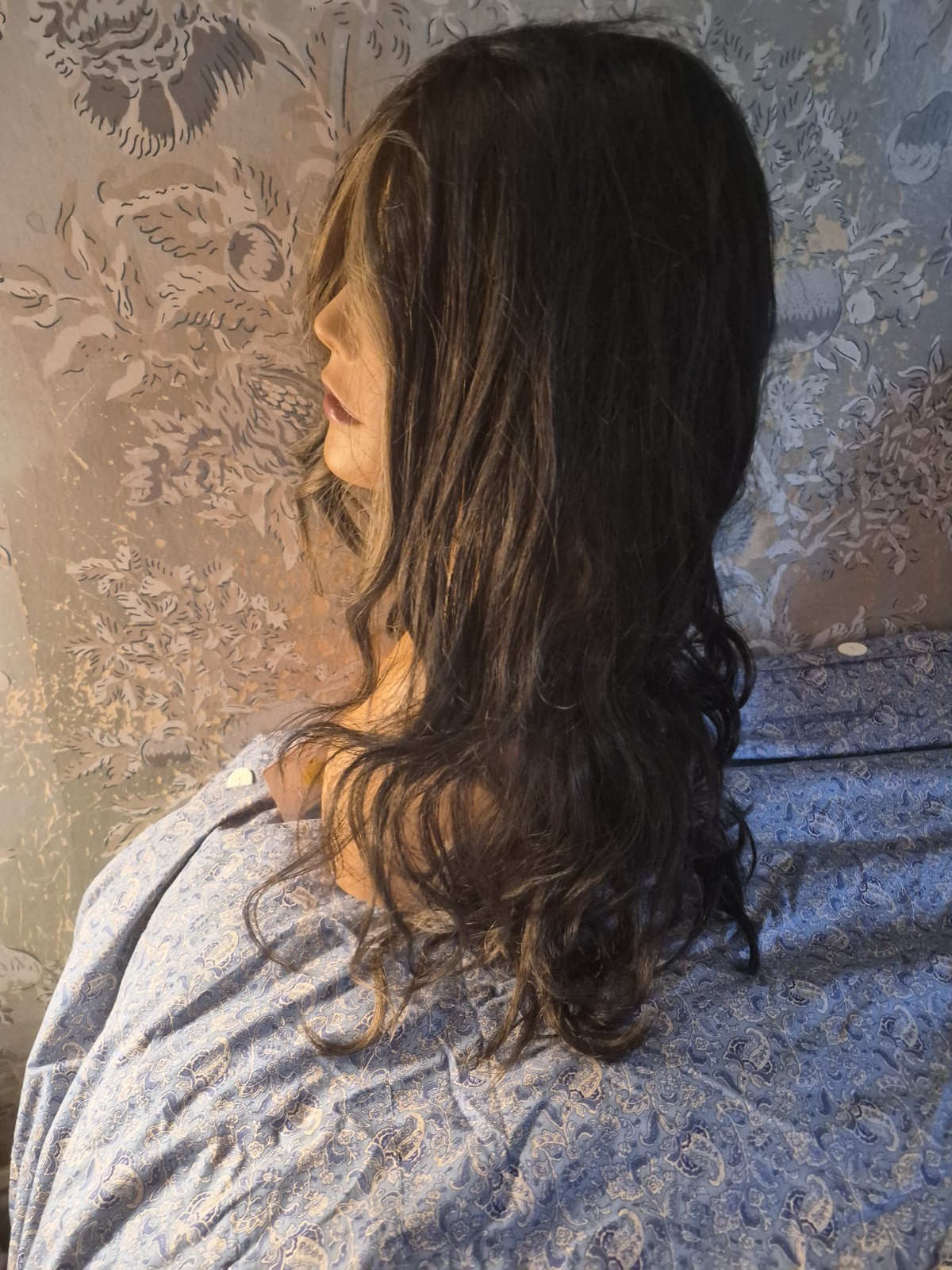 Rene of Paris Rylee 2384 Lace Front Long Wavy Layered Synthetic Wig Mocha Brown