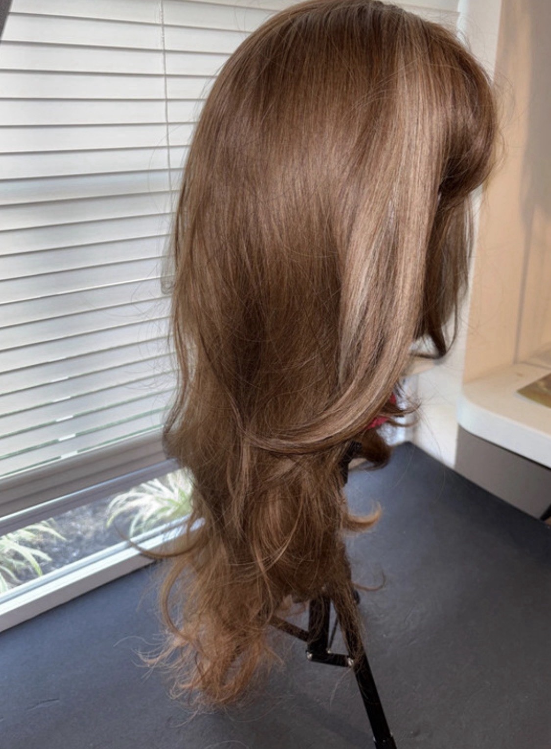 Lady Grayy 24” blonde, honey, brown highlighted wig