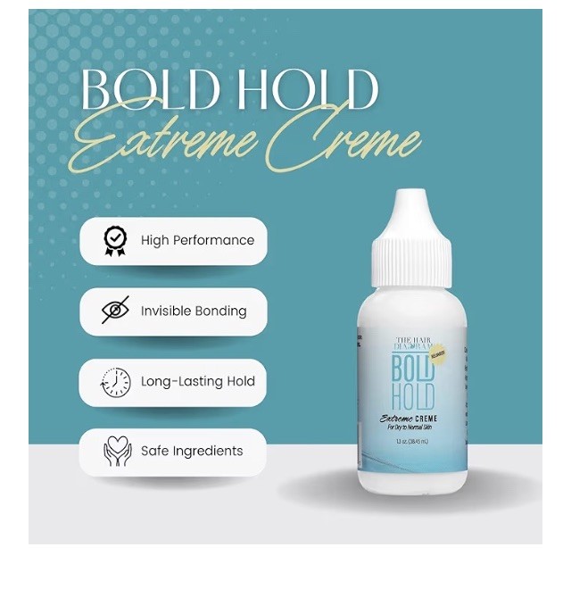 Bold Hold Extreme Creme Reloaded Strong Hold Glue for Lace Front Wigs