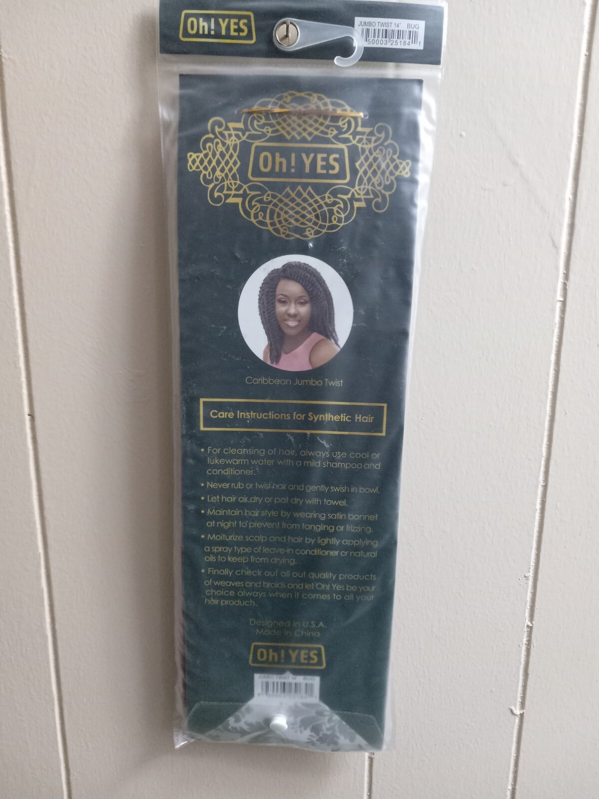 Oh!Yes Caribbean Jumbo Twist | CROCHET BRAIDS | 14 INCH | COLOR BUG | 100%…
