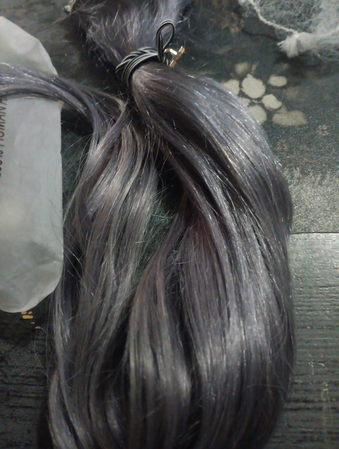 22″ Grey/gray Human Hair Clip In Extentions 70g+