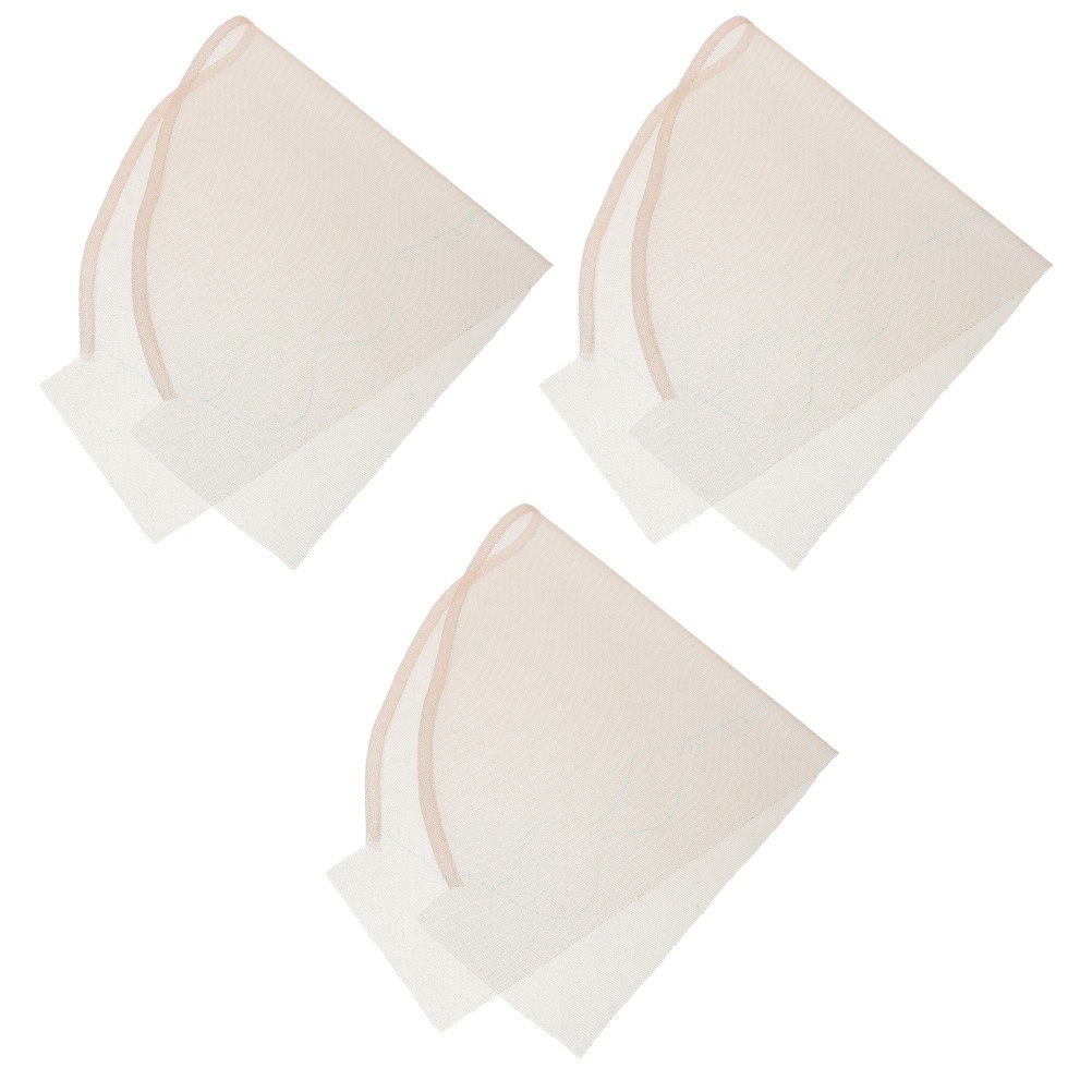 3 Pcs Wig Mesh Cap Making Supplies Accessories for Repairing Fabric Wigs