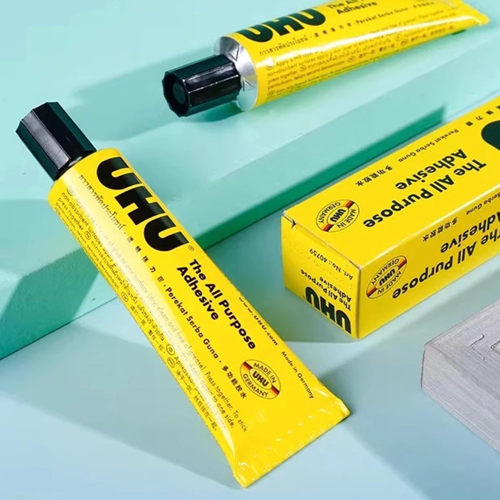 UHU 35Ml All Purpose Glue Wig Install Adhesive Clear Strong Bond Lace Wig Toupee
