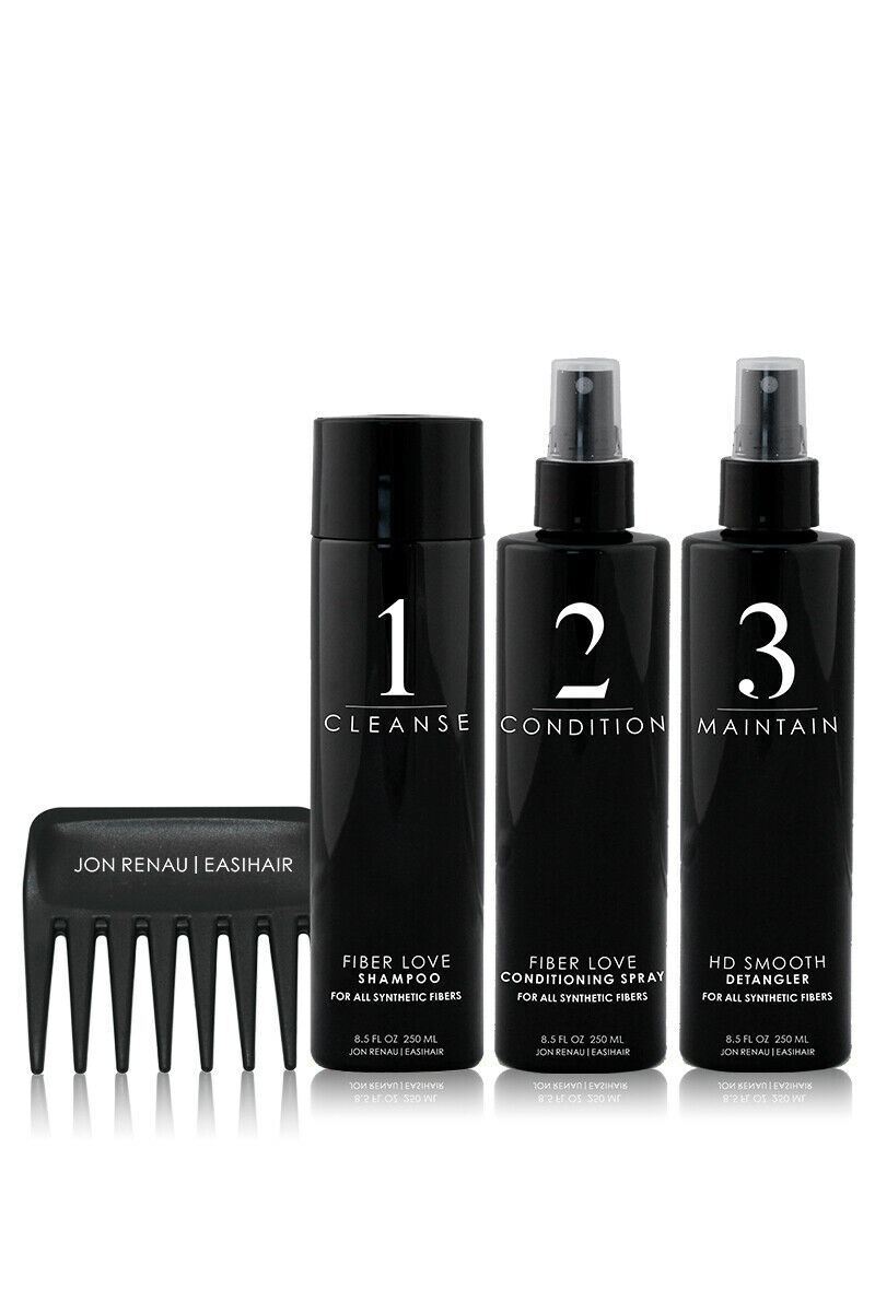 Jon Renau Wig Care Kit For Synthetic Wigs Fiber Love