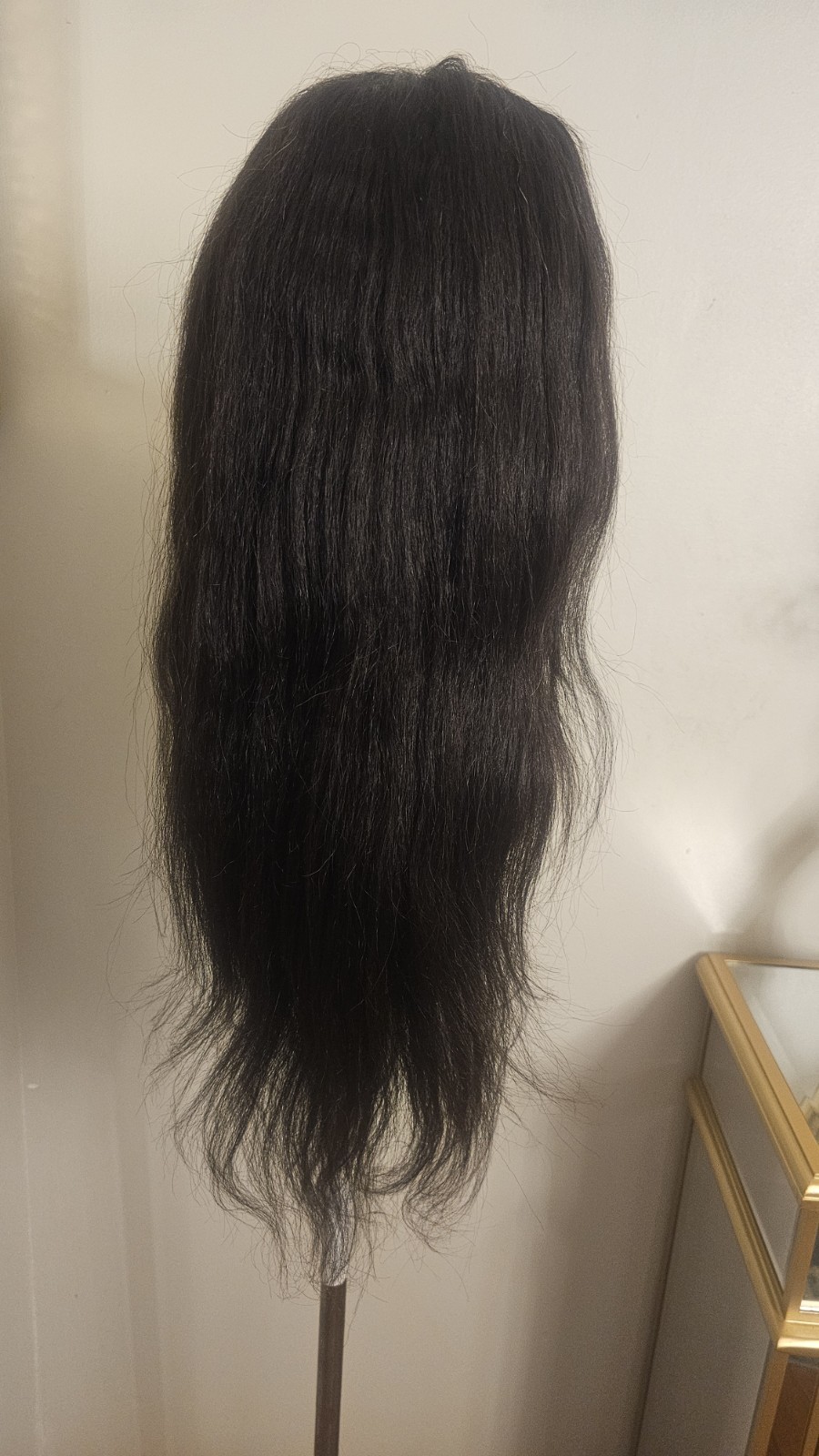 High Quality regular Top 26 to 28″ straight 100% Virgin Human Hair Lace Wig