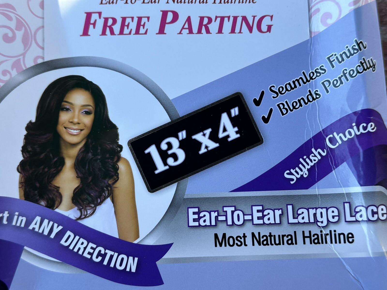 Swiss Lace Free Parting 13” X 4” Lace Front Wig